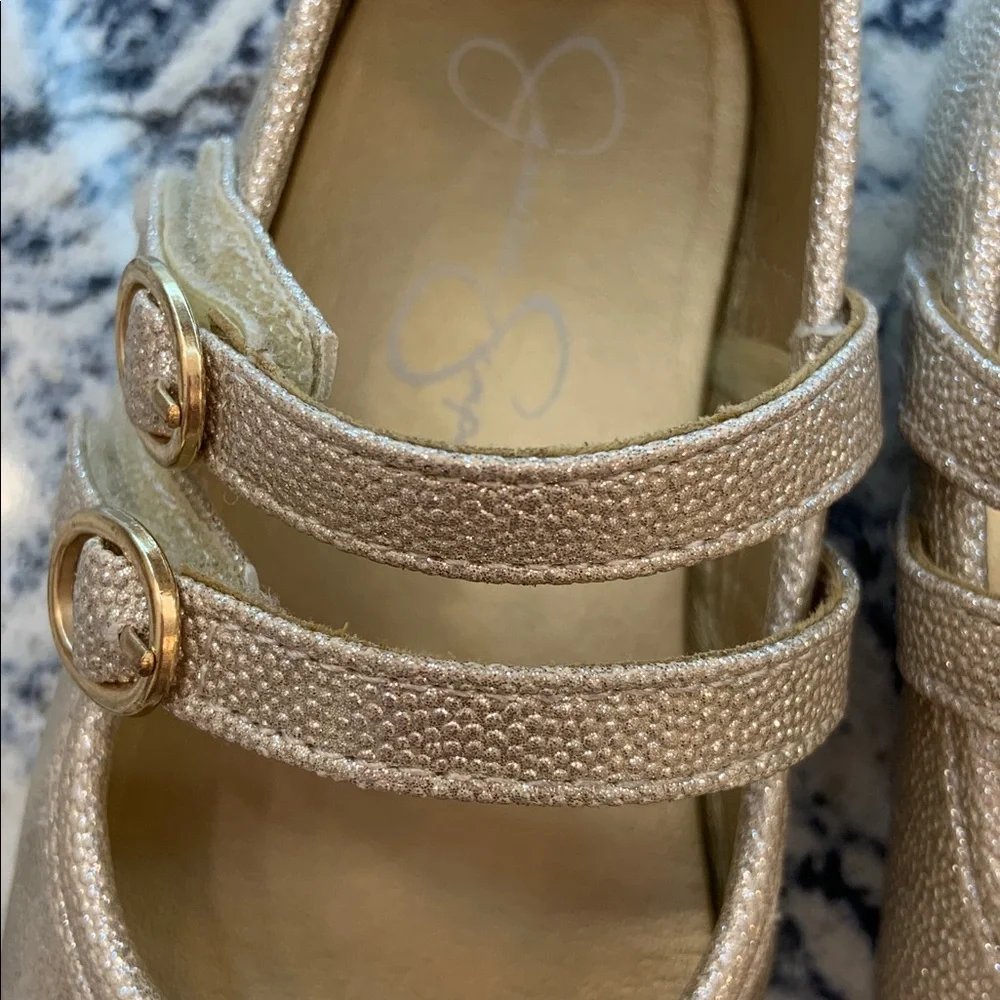 Jessica Simson Gold Double Shoes Size 10